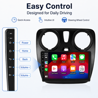 Pour Renault Lodgy 2021 Écran Lecteur DVD Radio 9 Pouces GPS Système d'Infodivertissement Récepteur Audio Stéréo Moniteur USB Réseau Auto Surround