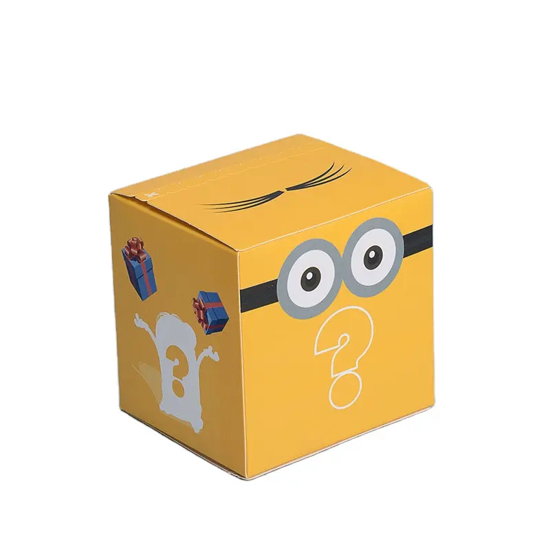 Kotak Hadiah Grosir Kustom Kotak Undian Jaring Merah Buta Unboxing Boneka Kecil Kotak Hadiah Permen Kemasan Air Mata