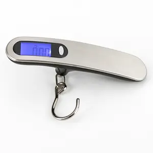 Hot Sales Digital Travel Scale Lcd Display Electronic Stainless Hanging 50kg Weighting Portable Digital Luggage Scale