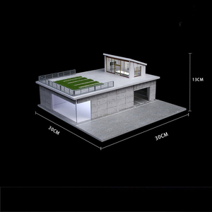 Modèle de simulation d'éclairage de véranda à l'échelle 1/64, modèle de simulation de scène, espace de stationnement, ornement - Product Image 2