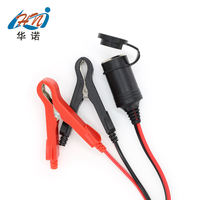 Adaptateur de style pince crocodile vers prise DC 5,5 mm x 2,1 mm compatible avec les stations d'alimentation portables Jackery EcoFlow