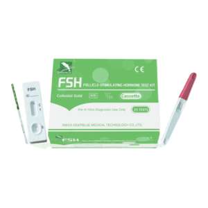 DEEPBLUE Bande de <span class=keywords><strong>test</strong></span> de ménopause FSH en une étape/Cassette/Dispositif médical domestique manuel en plastique Midstream - Product Image 4