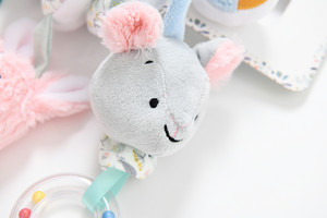 Nhà Máy Bán OEM Bé Đồ Chơi Sang Trọng Pram Xoắn Ốc Giường Chuông Đồ Chơi Bé Xoắn Ốc Đồ Chơi Với Động Vật Dễ Thương - Product Image 4