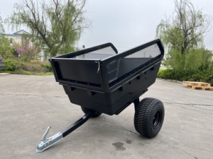 Mehrzweck-Outdoor-Metall-Schwerlast-Anhänger für LKW, Motorrad, <span class=keywords><strong>ATV</strong></span> und Camping mit Kippfunktion und 2 Rädern - Product Image 3