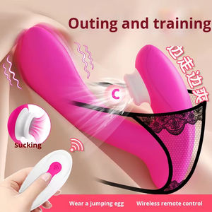 Готов к отправке: Вибратор с дистанционным управлением для женщин, стимулятор точки G, клиторальный вибратор с функцией всасывания для женщин - Product Image 2