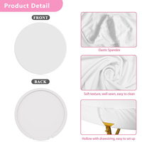 Penutup Latar Belakang Lingkaran Warna Polos untuk Pernikahan, Baby Shower, Pesta Ulang Tahun, Fotografi Anak-Anak - Latar Belakang Foto Elastis