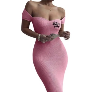 Top Corto Acanalado para Mujer al por Mayor, Manga Corta, Ajustado, Sexy, Estilo Urbano, para Fiesta, Club, Tejido, Casual, Verano, Ecológico, Personalizado - Product Image 2