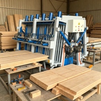 Presse à poutres automatique YSR pour bois lamellé-collé, avec support rotatif pour panneaux en bois et système de collage et de pressage