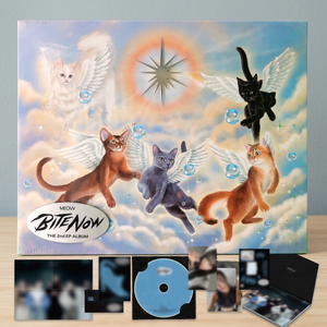 MEOVV BITE NOW อัลบั้ม EP ชุดที่ 2 [เวอร์ชั่น ANGEL] โฟโต้บุ๊ค ซีดี 2 แผ่น โฟโต้การ์ด กระดาษขูดรางวัล คลิปหนีบกระดาษ สติ๊กเกอร์แพ็ค โปสเตอร์พับ (DDI RO RI) - Product Image 3