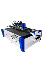Mesin Pemotong CNC Otomatis AOL Digital untuk Busa EVA, Styrofoam, Neoprene, dan Spons Komposit 4KW Mudah Dioperasikan