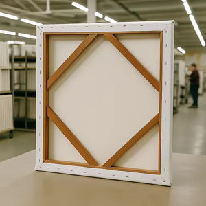 Wholesale Custom Size White Blank Cotton Stretched Pine Wood <b>Frame</b> 15/16mm Thickness Professional Artist Painting <b>Canvas</b> - Product Image 3