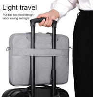 Haute qualité 14/15/16/17 pouces sac à main pour ordinateur portable étanche antichoc ordinateur portable sac à bandoulière mallette d'affaires étui pour ordinateur portable pour hommes