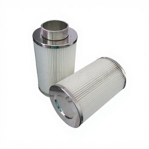 Élément filtrant de la poussière de tissu de polyester enduit de 0.3μm élément de filtre de la poussière de capuchon d'extrémité d'acier inoxydable 304 - Product Image 1