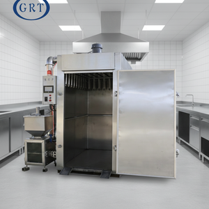 Four à fumer professionnel avec fonctions de fumée chaude et de fumée froide pour la transformation artisanale de la viande, du fromage et des fruits de mer - Product Image 1