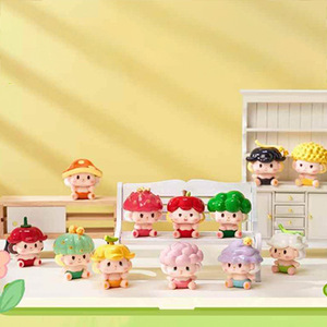 Yu Mo Mr Bean Baby Eating Fruit Blind <b>Box</b> Cute Collectible Toy Doll <b>Gift</b> For Kids 2 4 Years Unisex - Product Image 1