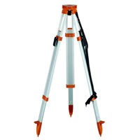 Trépied professionnel robuste à tête plate (verrouillage latéral) pour instruments de topographie, théodolites, stations totales