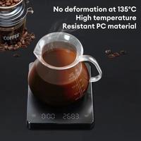 0.1g High Precision Electronic Scale 0~3KG Weighing Measuring Tools Kitchen Scale With Timer Ounce/ml/gram Measuring Tool