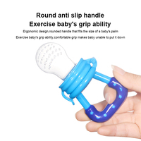 Großhandel Lebensmittel qualität Säugling Frische Lebensmittel Soft Feeder Kinder Nippel Fütterung BPA Free Silikon Obst Schnuller Schnuller für Baby