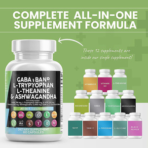Capsules OEM L-Théanine GABA pour adultes : Apaise le stress et améliore la qualité du sommeil – Tout-en-un - Product Image 4