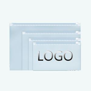 Eco-grade CPE Horizontal Self Lock Bag Matte Frosted Zipper Bag Reusable For Household <b>Clothes</b> Sorting - Product Image 1