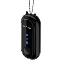 Mini Purificador de Aire con Tecnología Anti-Radiación y Silenciosa, Purificador de Cuello de Larga Duración (30H) con Carga Tipo-C