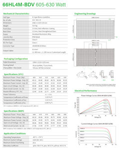 Pannelli Solari ad Alta Efficienza 605-630w Bifacciali 132 (66*2) Celle Pannello Solare a Doppio Vetro 66HL4M-BDV - Product Image 3
