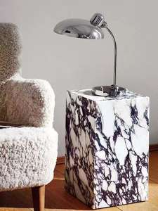 Mobilier moderne design décor à la française style blanc violet Calacatta Viola <span class=keywords><strong>table</strong></span> basse en marbre à vendre - Product Image 3