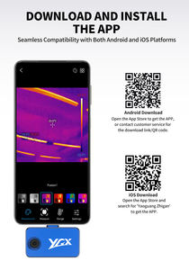 Trung Quốc Nhà sản xuất yxp96 độ nét cao cầm tay điện thoại nhiệt hình ảnh <span class=keywords><strong>camera</strong></span> cho đường ống nước bị rò rỉ trong nhà - Product Image 6