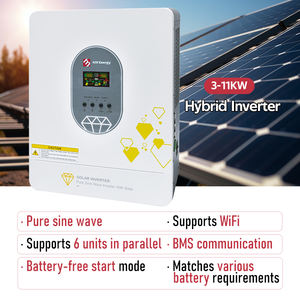 Onduleur solaire monophasé/triphasé basse fréquence OEM 24v 48v 3kw 4,2 kw 5kw 6,2 kw 10kw onduleurs solaires hybrides hors/sur réseau - Product Image 2