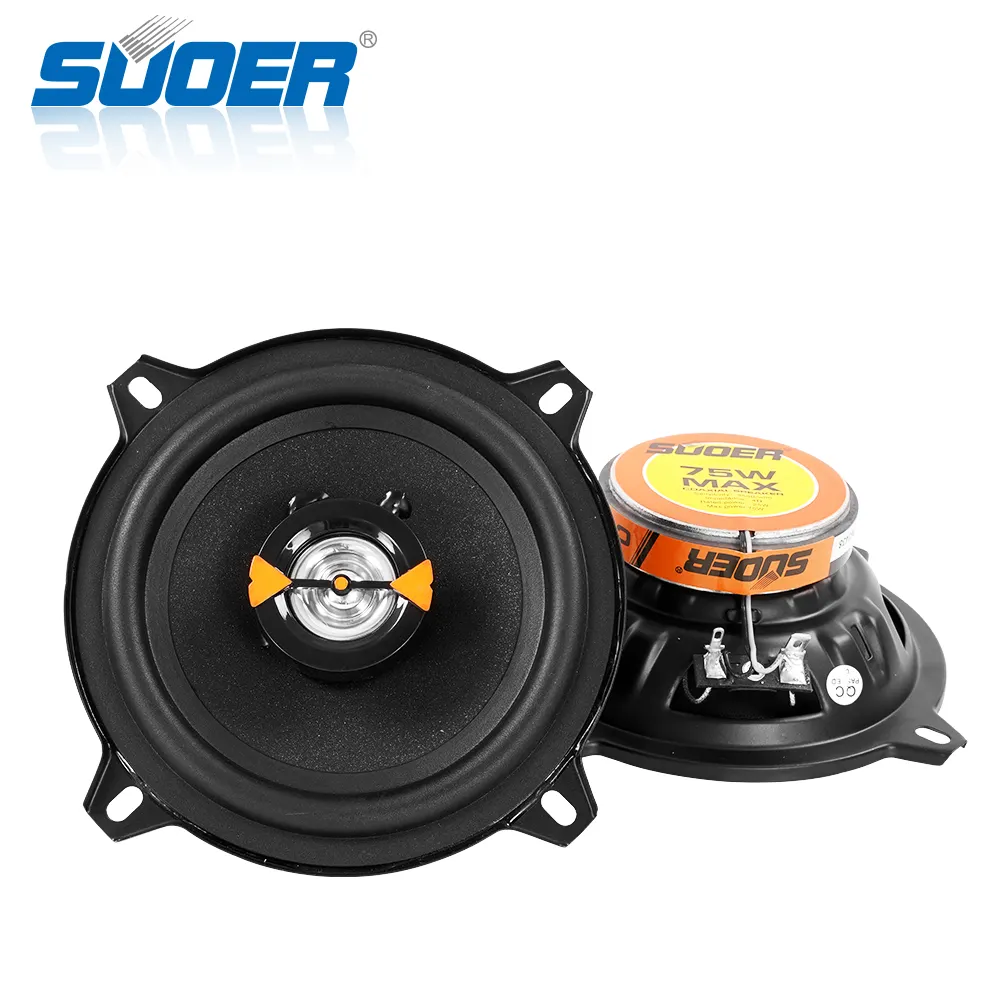 Suoer SP-525A 5インチ4 Ohmゴム刃物黒麻紙音流域カー音楽低音スピーカーカースピーカーサブウーファー