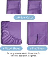 Vente en gros personnalisation 400TC OEKO-TEX Silver ion Draps de lit en bambou Drap housse
