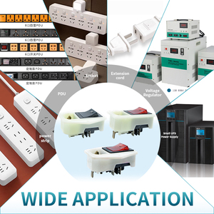 Interruttore <span class=keywords><strong>a</strong></span> bilanciere bianco con corpo stampato in 3D, AC 125/250V, <span class=keywords><strong>a</strong></span> vite, automatico, per uso marino/nautico, con LED. - Product Image 6