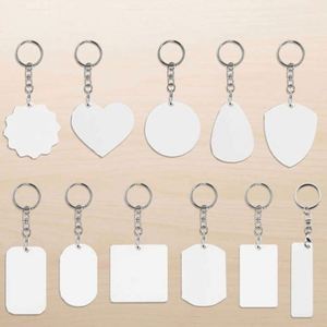 Promotional Company Activity Gifts Custom LOGO Printed Keychains Sublimation Key Chain - Product Image 3