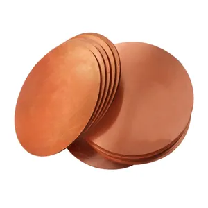 Disco de folha de cobre bronze 0.8mm 1mm 2mm 3mm 4mm