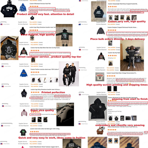 Nextide Biểu Tượng Tùy Chỉnh Thời Trang Dạo Phố Axit Rửa Dtg Đinh Tán Zip up Quá Khổ Phù Hợp Với Nặng Bông Vải Đính Thêu Áo - Product Image 5
