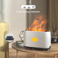 Diffuseur d'arôme ultrasonique 3d aromathérapie à la flamme, humidificateur de volcan, veilleuse Led