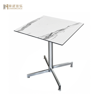 Table de jardin pliable compacte Hua Jiale en HPL de qualité supérieure, idéale pour l'extérieur