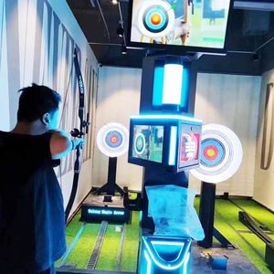 Máquina de Juegos Arcade para Adultos, Simulador Inmersivo de Tiro con Arco Móvil con Pantalla Digital, Equipo Arcade que Funciona con Monedas - Product Image 3