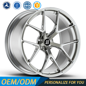 ล้อฟอร์จพรีเมียมสีเงินสำหรับ<span class=keywords><strong>รถ</strong></span>ยนต์ BMW M5 M8 Porsche 911 Turbo S Audi R8 5x120 5x112 - Product Image 2