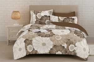 Chất lượng cao cấp linen pha trộn Khăn trải giường vải thoáng khí cho hot tà vẹt chi phí thấp cung cấp số lượng lớn in mô hình - Product Image 2