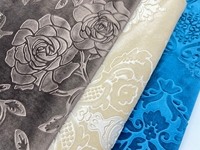 150cm de largeur, tissu cristal de luxe moderne, tapisserie textile velours pour boîtes à bijoux