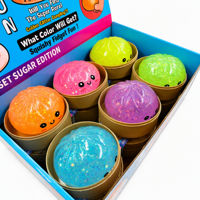 Grand jouet anti-stress en TPR, doux et compressible, amusant et créatif, en forme de boule, boîte surprise, unisexe, pour tous les âges
