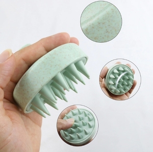 Silicone Shampoo <b>Brush</b> Head Scalp Massage Comb Hair Washing Comb Body Massage <b>Brush</b> <b>Bath</b> Shower <b>Brush</b> Salon Hairdressing Tool - Product Image 6