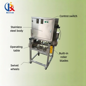 Machine à peler et à retirer les noyaux de pommes à double station avec options de découpe personnalisées <span class=keywords><strong>pour</strong></span> la production de <span class=keywords><strong>tarte</strong></span> aux pommes / jus de fruits - Product Image 5