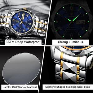 615 reloj de buceo de lujo para hombre, reloj de pulsera de negocios de marca superior, resistente al agua, luminoso, fecha, semana, reloj de cuarzo para hombre - Product Image 6