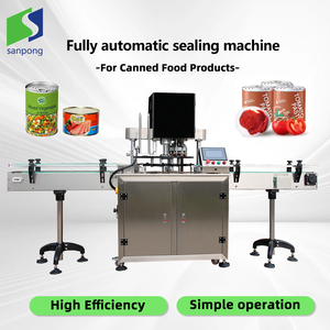 Machine à sceller les boîtes de conserve de sauce tomate, machine à sertir les boîtes de conserve, machine à mise en conserve de soupes de légumes et de tomates en boîte - Product Image 1
