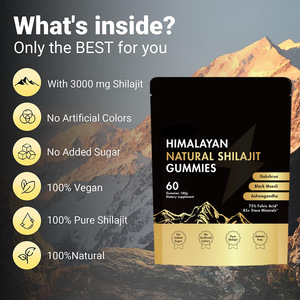 Gummies de Shilajit Naturel de l'Himalaya avec Acide Fulvique, Gokshrua, <span class=keywords><strong>Muesli</strong></span> Noir et Ashwagandha – Vente en Gros et Marque Privée OEM - Product Image 2