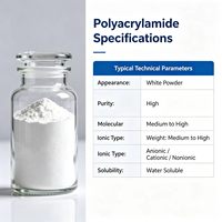 Polyacrylamide pour l'aidant déshydratant des boues de gâteau de pâte à sucre à haute teneur en solides, destiné aux filtres-presse à bande et aux centrifugeuses