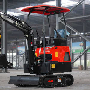 Piccolo escavatore casa di scavare 1 tonnellata 2 tonnellate di ingegneria Micro gancio macchina agricola Mini - Product Image 1