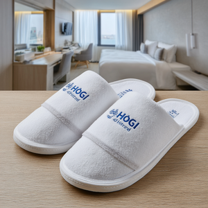 Zapatillas Premium para invitados de hotel, logotipo personalizado de marca, materiales ecológicos, descuentos a granel - Product Image 2